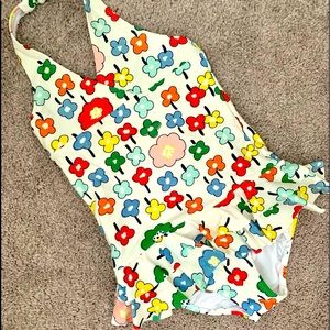 Hanna Andersson size 8 floral print halter style